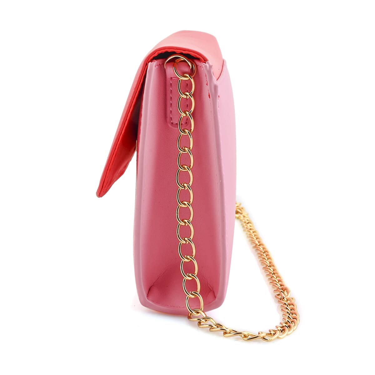 Juicy Couture Crossbody Bag with Goldtone Chain Strap for Women, Pink & Red, Oui/Juicy Couture EDP Mini Splash 0.17 OZ (5.0 ml) (Women) image number 2