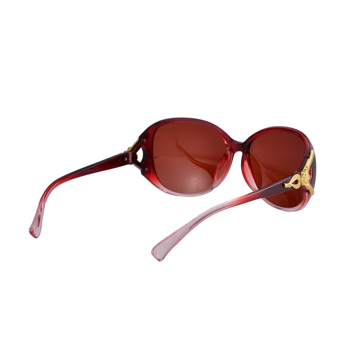 Strada Japanese Movement Pink Leaf Pattern Dial Watch with Stainless Steel Strap, Matching Scarf and UV400 Sunglass image number 6