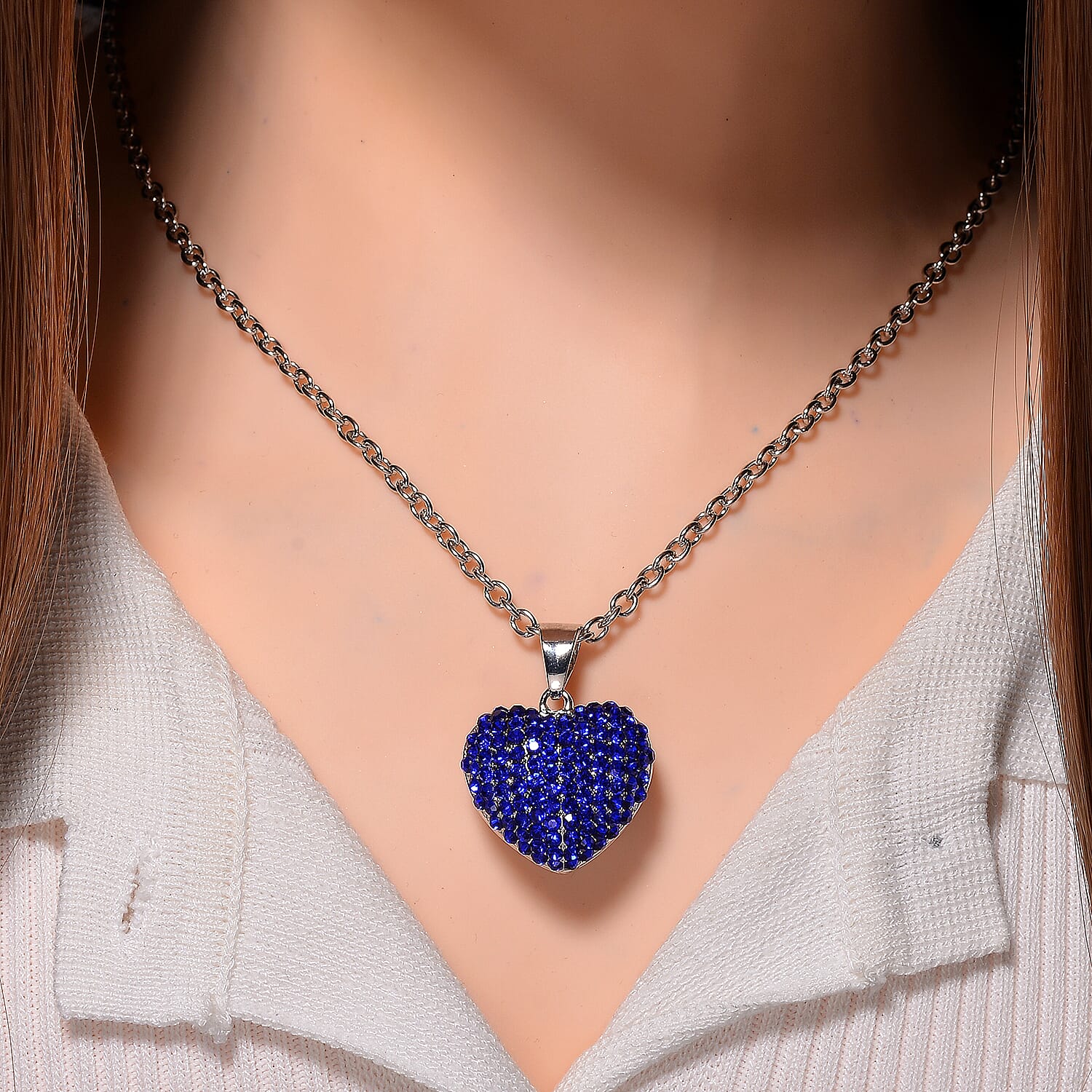 Blue Austrian Crystal - Product card gallery slide 2 (9432586256639)