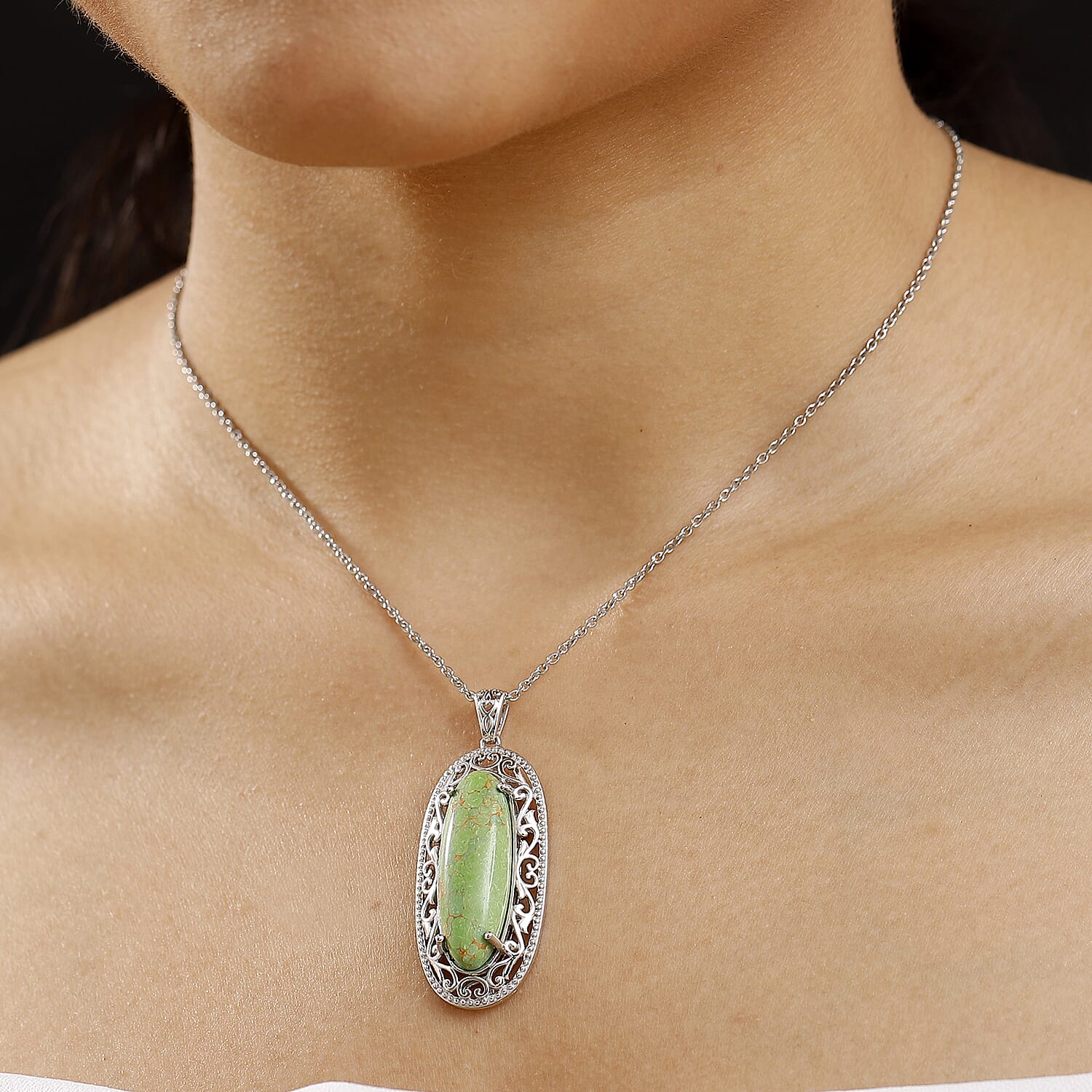 Mojave Green Turquoise - Product card gallery slide 3 (9432590582015)