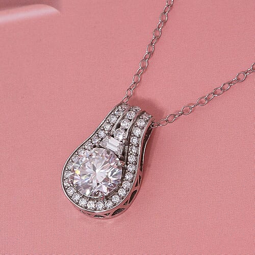 Rhodium Over Sterling Silver - Product card gallery slide 2 (9432605458687)