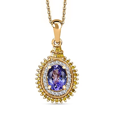Tanzanite & Yellow Diamond - Product card gallery slide 1 (10176654377273)