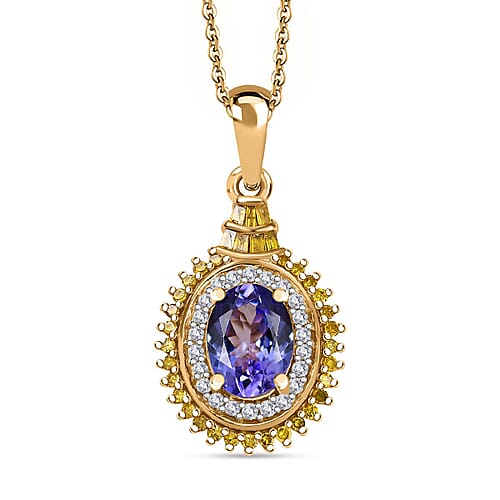 Tanzanite & Yellow Diamond - Product card gallery slide 1 (9432591433983)