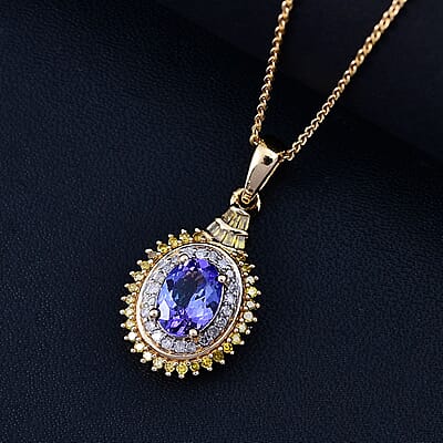Tanzanite & Yellow Diamond - Product card gallery slide 2 (10176654377273)