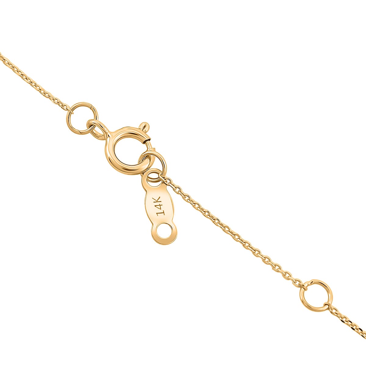 Modani Multi Diamond 2.10 ctw Pendant Necklace in 14K Yellow Gold 18 Inches image number 4