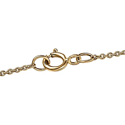 Luxoro Premium Grandidierite and Diamond I2 10.00 ctw Verdant Elegance Pendant Necklace in 10K Yellow Gold 20 Inches