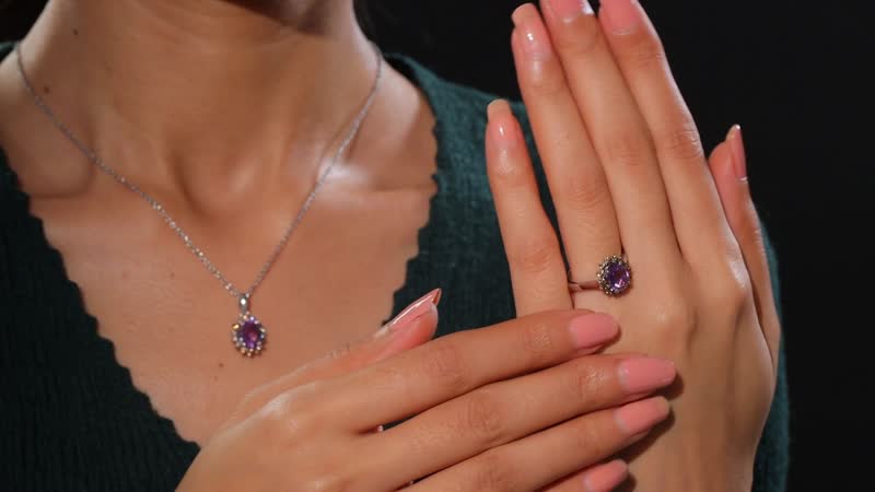 Moroccan Rose, Brown Zircon Ring (Size 7.00) Pendant in Platinum Over Sterling Silver and Stainless Steel Necklace (20 Inches) 5.00 ctw