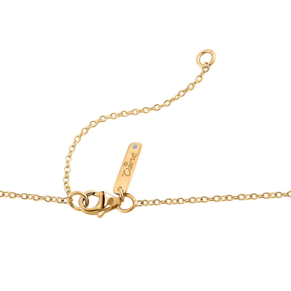 Clarte Technicolor Collection Multi-Sapphire 1.65 ctw Pendant Necklace in 14K Yellow Gold Over Sterling Silver 18 Inches image number 4