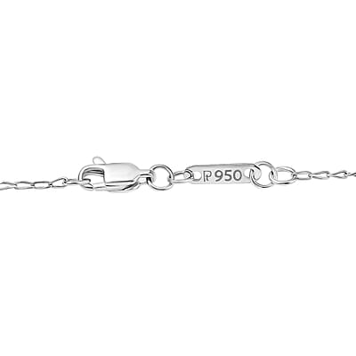 Rhapsody 950 Platinum AAAA Tanzanite, Paraiba Tourmaline, Diamond (E-F VS2) Pendant Necklace (20 Inches) (4.45 g) 2.15 ctw