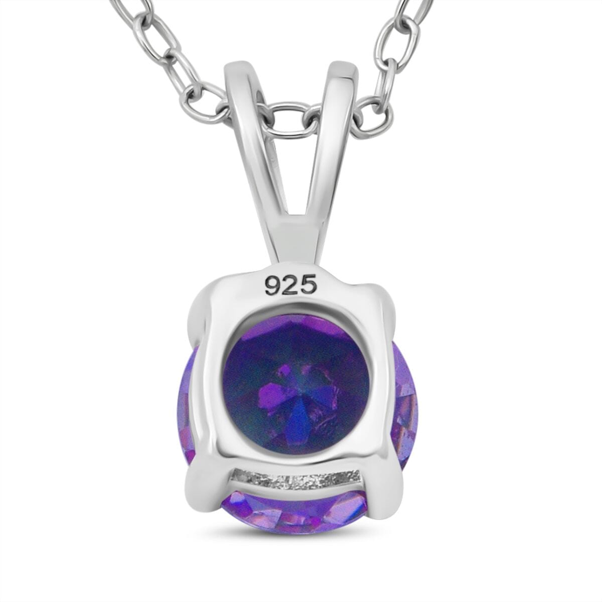 Green Mystic Topaz 3.25 ctw Stud Earrings, Solitaire Ring (Size 8.0) and Pendant Necklace 20 Inches in Rhodium Over Sterling Silver image number 7