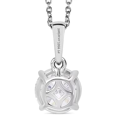 IGI Certified Luxuriant Lab Grown Diamond E-F VS 1.00 ctw Pendant Necklace in 950 Platinum 20 Inches