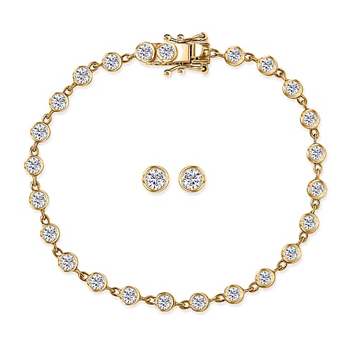 Yellow Gold Over Sterling Silver / 6.5 Inches - Product card gallery slide 1 (9432650449151)