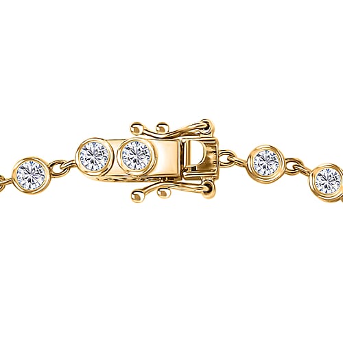 Yellow Gold Over Sterling Silver / 6.5 Inches - Product card gallery slide 4 (9432650449151)