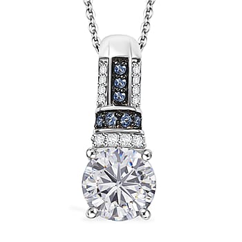 Moissanite & Blue Sapphire - Product card gallery slide 1 (10176660373817)