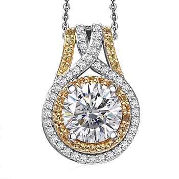 Moissanite & Yellow Sapphire - Product card gallery slide 1 (10176660668729)