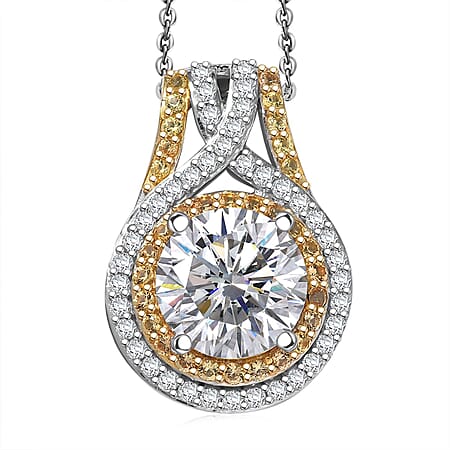 Moissanite & Yellow Sapphire - Product card gallery slide 1 (10176660668729)