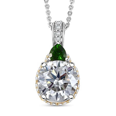 Moissanite & Chrome Diopside - Product card gallery slide 1 (10176662470969)