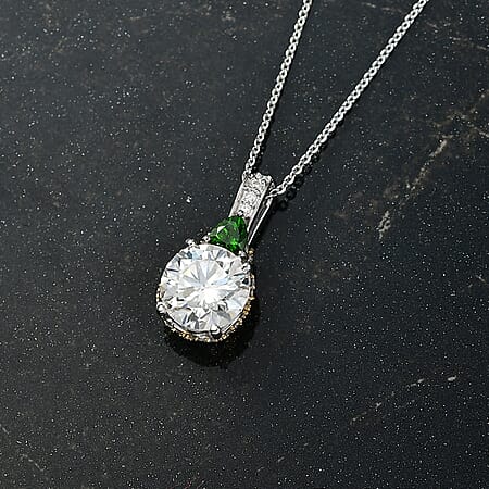 Moissanite & Chrome Diopside - Product card gallery slide 2 (10176662470969)