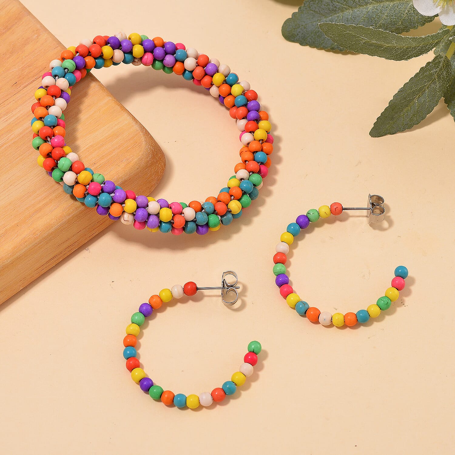 Multi Color Howlite - Product card gallery slide 2 (9432675549439)
