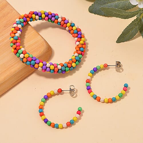 Multi Color Howlite - Product card gallery slide 2 (9432675549439)