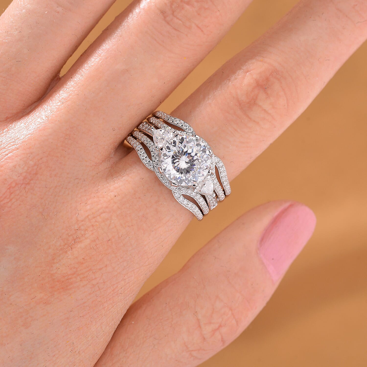 Silver925 ring 24kコーティング.☆.。.:*・° celestial-curve-ring-silver-2-