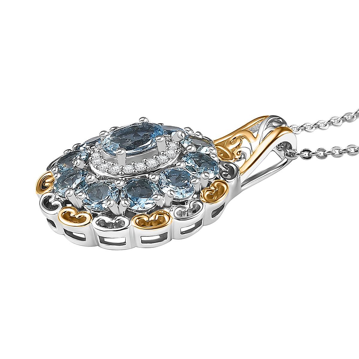 【HYERES LOR】Essence Silver(W) Moissanite Triple Necklace 2717083.jpg