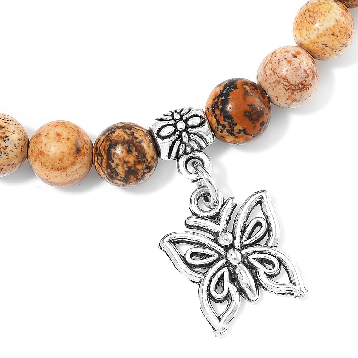 Set of 4 - Multi Gemstone 275.00 ctw Bracelet in Silvertone (6.5-7In)  image number 5