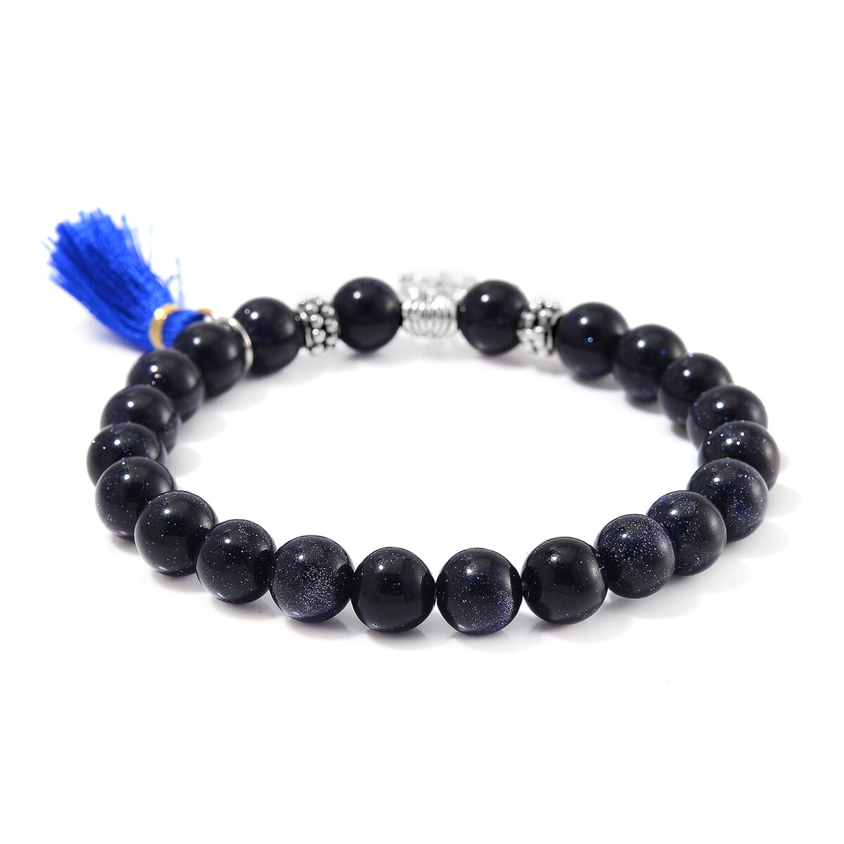 Set of 4 - Multi Gemstone 275.00 ctw Bracelet in Silvertone (6.5-7In)  image number 6