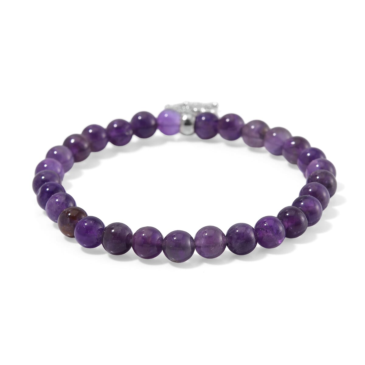 Set of 4 - Multi Gemstone 245.00 ctw Bracelet in Silvertone (6.5-7In)  image number 6