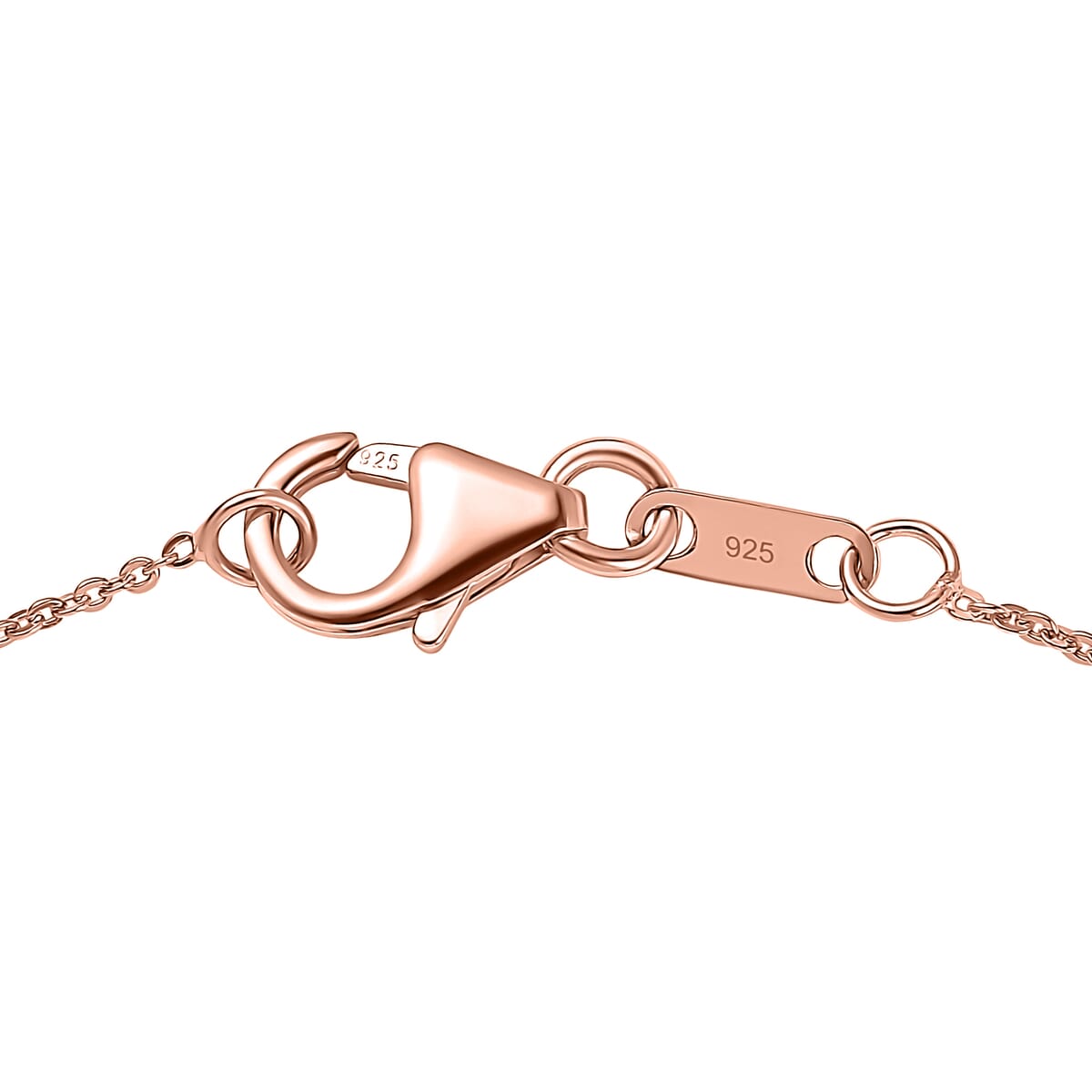 Natural Champagne Diamond 1.00 ctw Eternal Cross Pendant Necklace in 18K Vermeil Rose Gold Over Sterling Silver 20 Inches image number 5