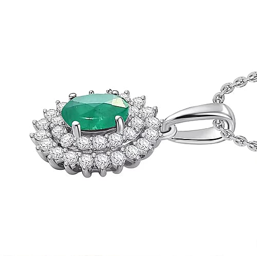 Kagem Zambian Emerald / 14K White Gold - Product card gallery slide 3 (9432736596223)