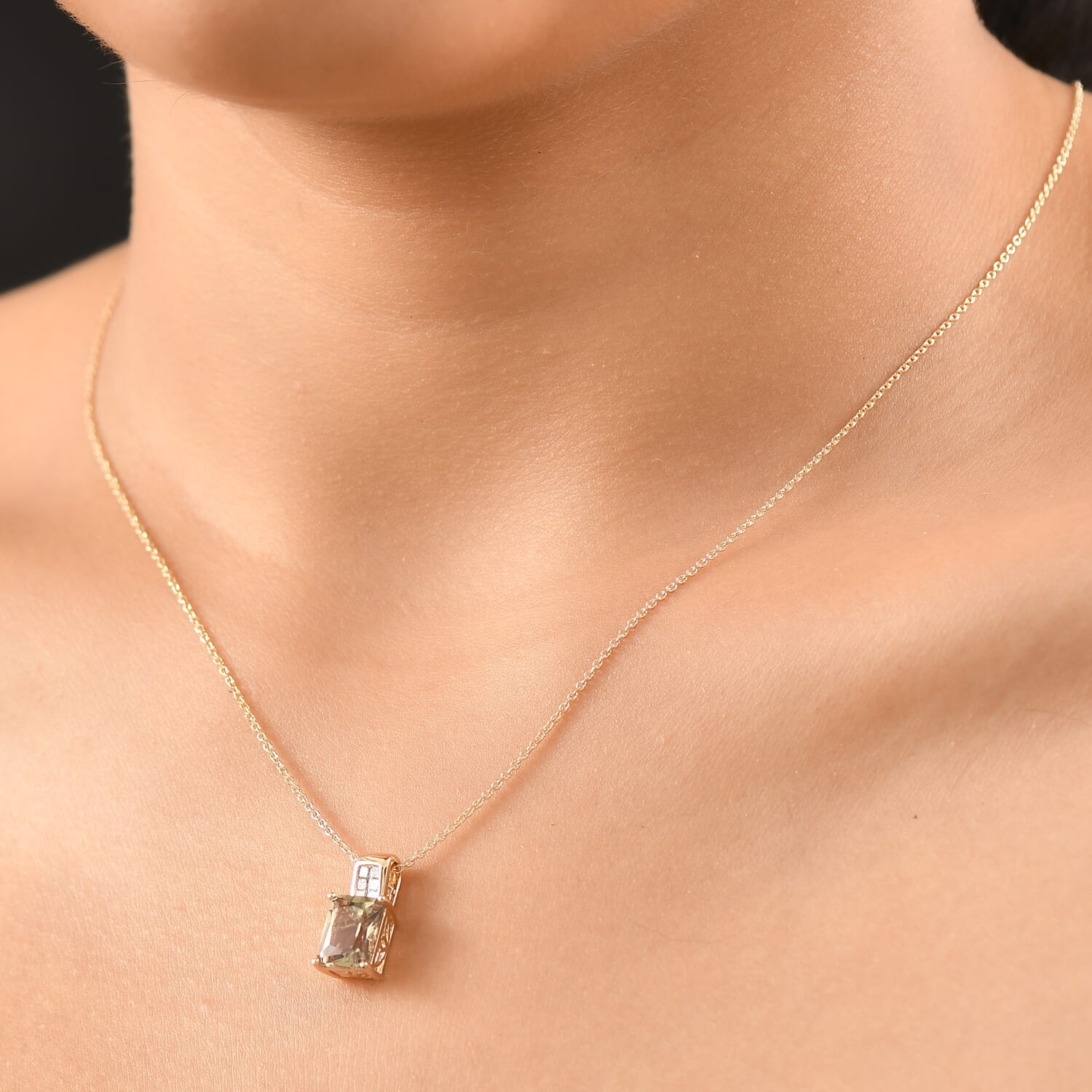Buy Luxoro AAA Turkizite and White Diamond G-H I2 3.00 ctw