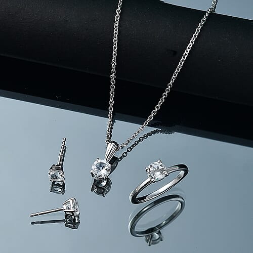 Platinum Over Sterling Silver / 8 - Product card gallery slide 2 (9432764875007)