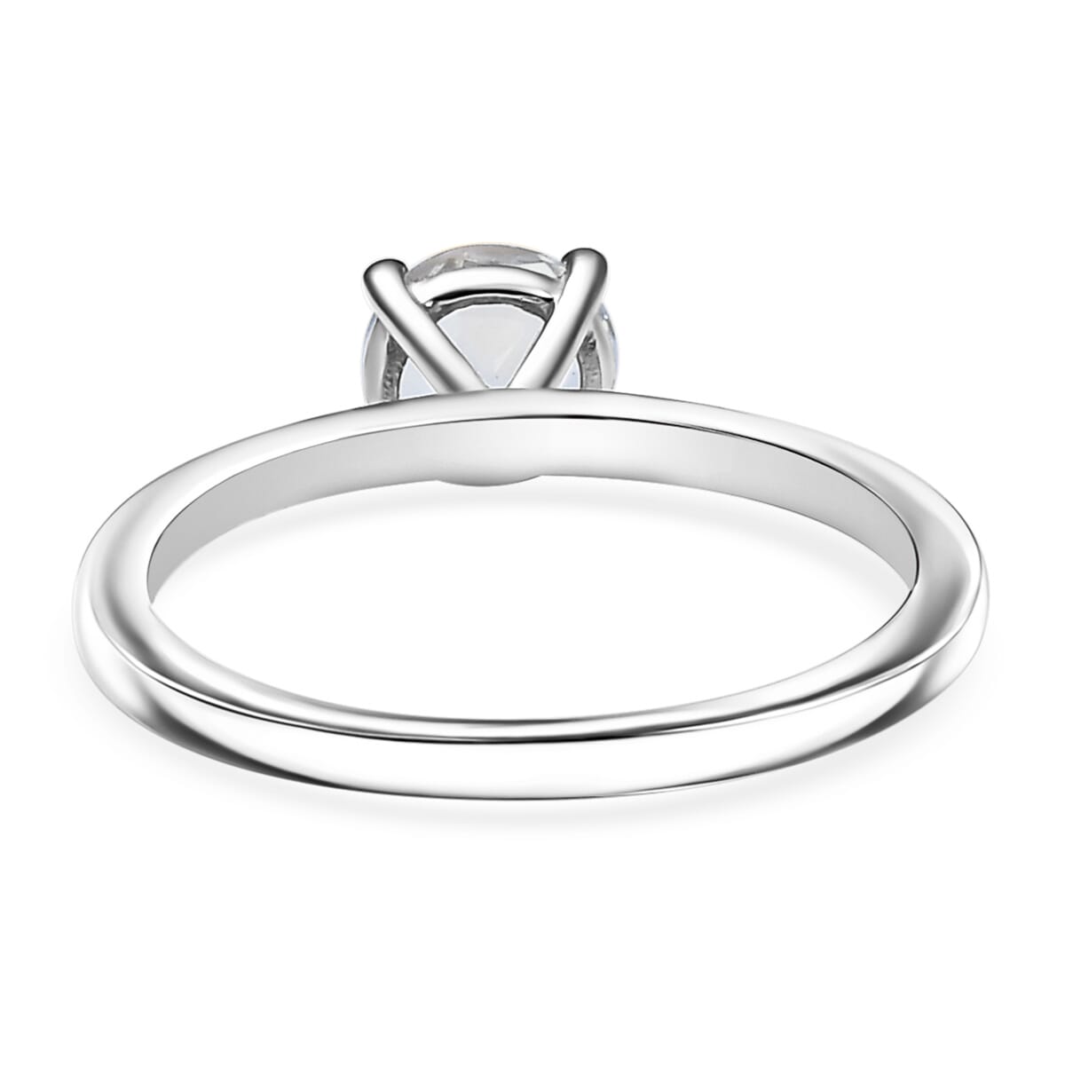 Golconda White Topaz Earrings, Ring (Size 7.0) and Pendant in Platinum Over Sterling Silver with Stainless Steel Necklace (20 Inches) 3.30 ctw image number 4