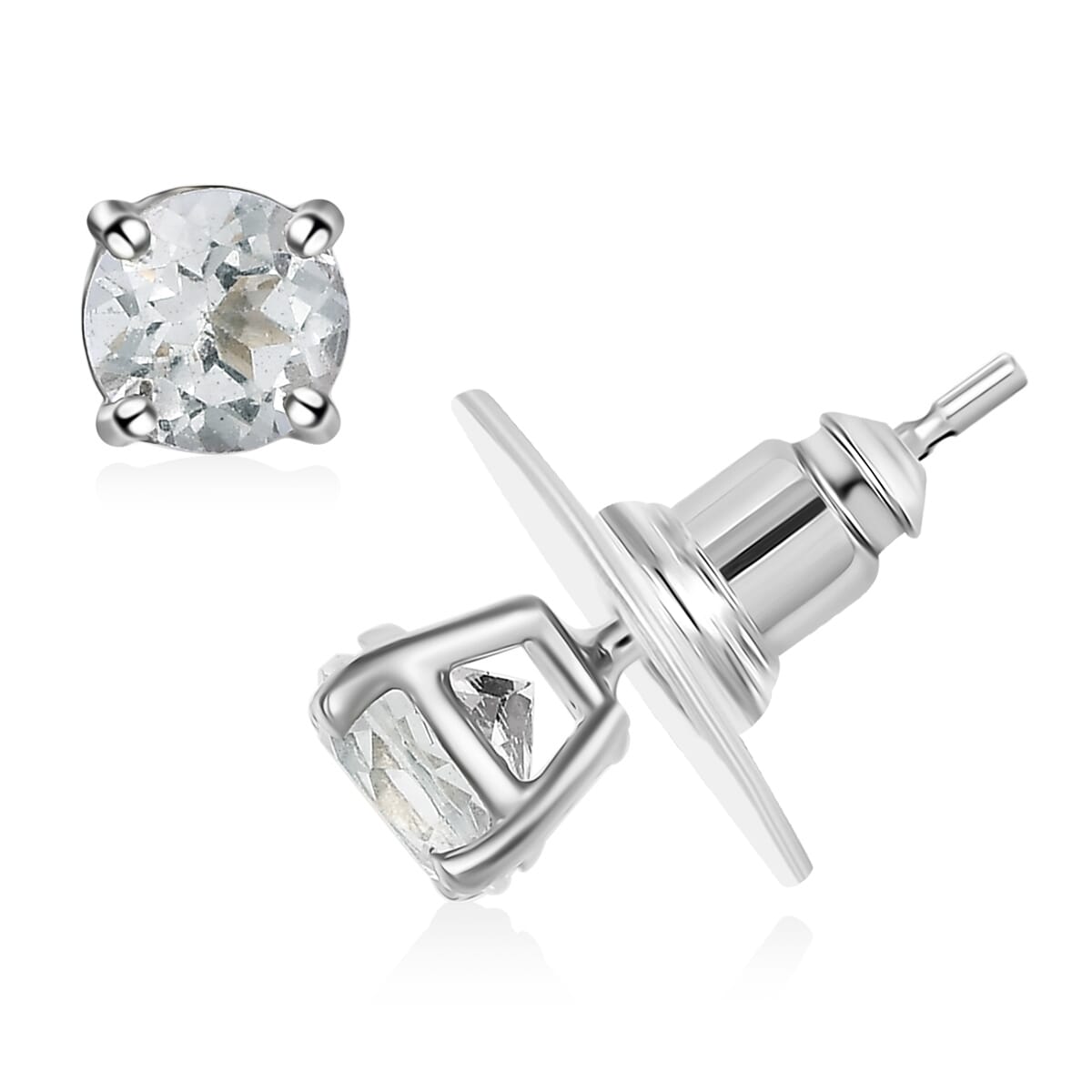 Golconda White Topaz Earrings, Ring (Size 7.0) and Pendant in Platinum Over Sterling Silver with Stainless Steel Necklace (20 Inches) 3.30 ctw image number 7