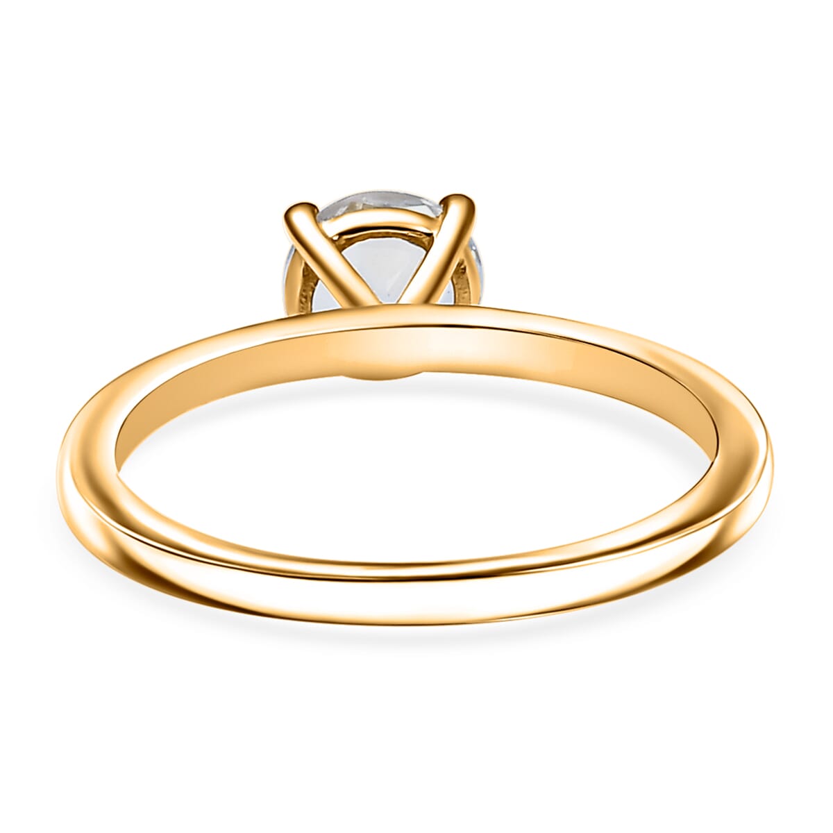 Golconda Topaz 3.30 ctw Minimalist Earrings, Ring (Size 6.0) and Pendant in 18K Vermeil YG Over Sterling Silver with ION Plated YG Stainless Steel Necklace 20 Inches image number 4