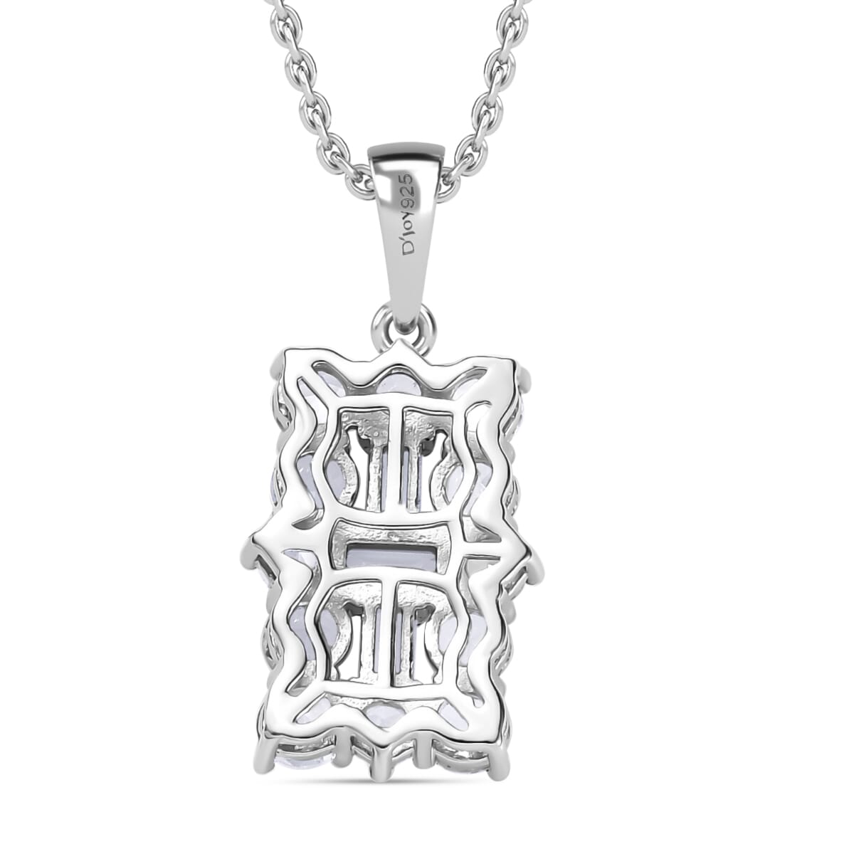 Golconda Topaz 2.65 ctw Pendant Necklace 20 Inches in Platinum Over Sterling Silver  image number 4