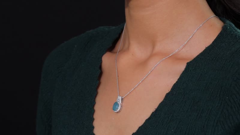 D'Joy Moissanite and Madagascar Pink Sapphire 1.80 ctw Sunburst Pendant Necklace 20 Inches in Rhodium Over Sterling Silver (Size 7.0)