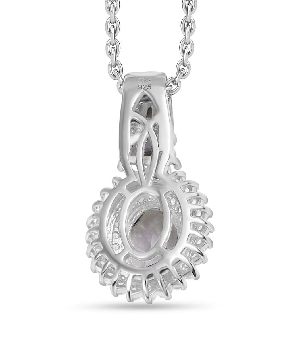 Golconda Topaz 2.20 ctw Vintage Royal Medallions Pendant in Platinum Over Sterling Silver with Stainless Steel Necklace 20 Inches image number 3