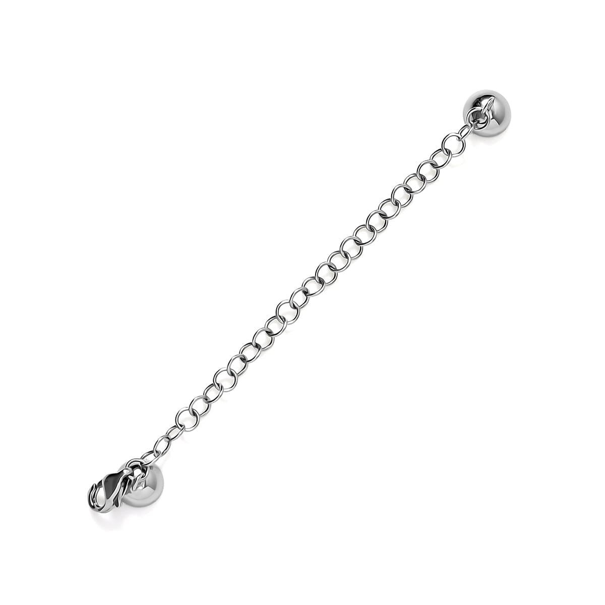 Stainless Steel 7 pcs Jewelry Tool Set - 9mm Magnetic Lock with 9mm Lobster Clasp and 2 inch Extender Chain, 2ml Rotating Jewelry Cleaner Pen and 5 Cleaning Cloth image number 3