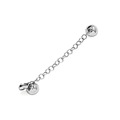 Stainless Steel 7 pcs Jewelry Tool Set - 9mm Magnetic Lock with 9mm Lobster Clasp and 2 inch Extender Chain, 2ml Rotating Jewelry Cleaner Pen and 5 Cleaning Cloth