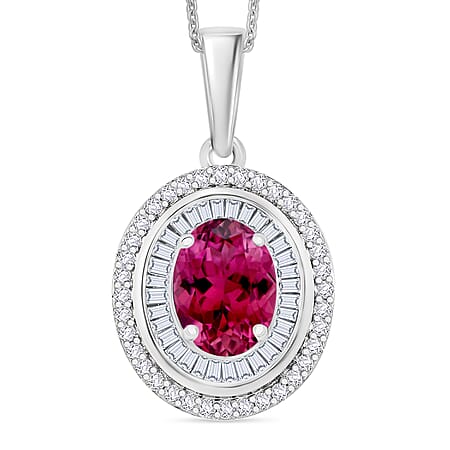 Rubellite / 10K White Gold - Product card gallery slide 1 (10176672661817)