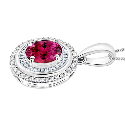 Rubellite / 10K White Gold - Product card gallery slide 3 (10176672661817)