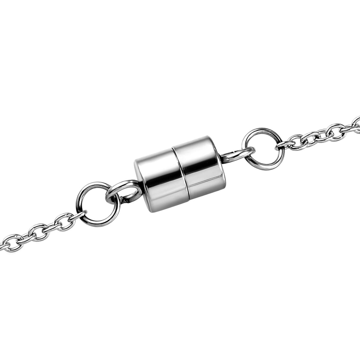 Thai Black Spinel 8.50 ctw Solitaire Pendant Necklace in Stainless Steel 20 Inches image number 5