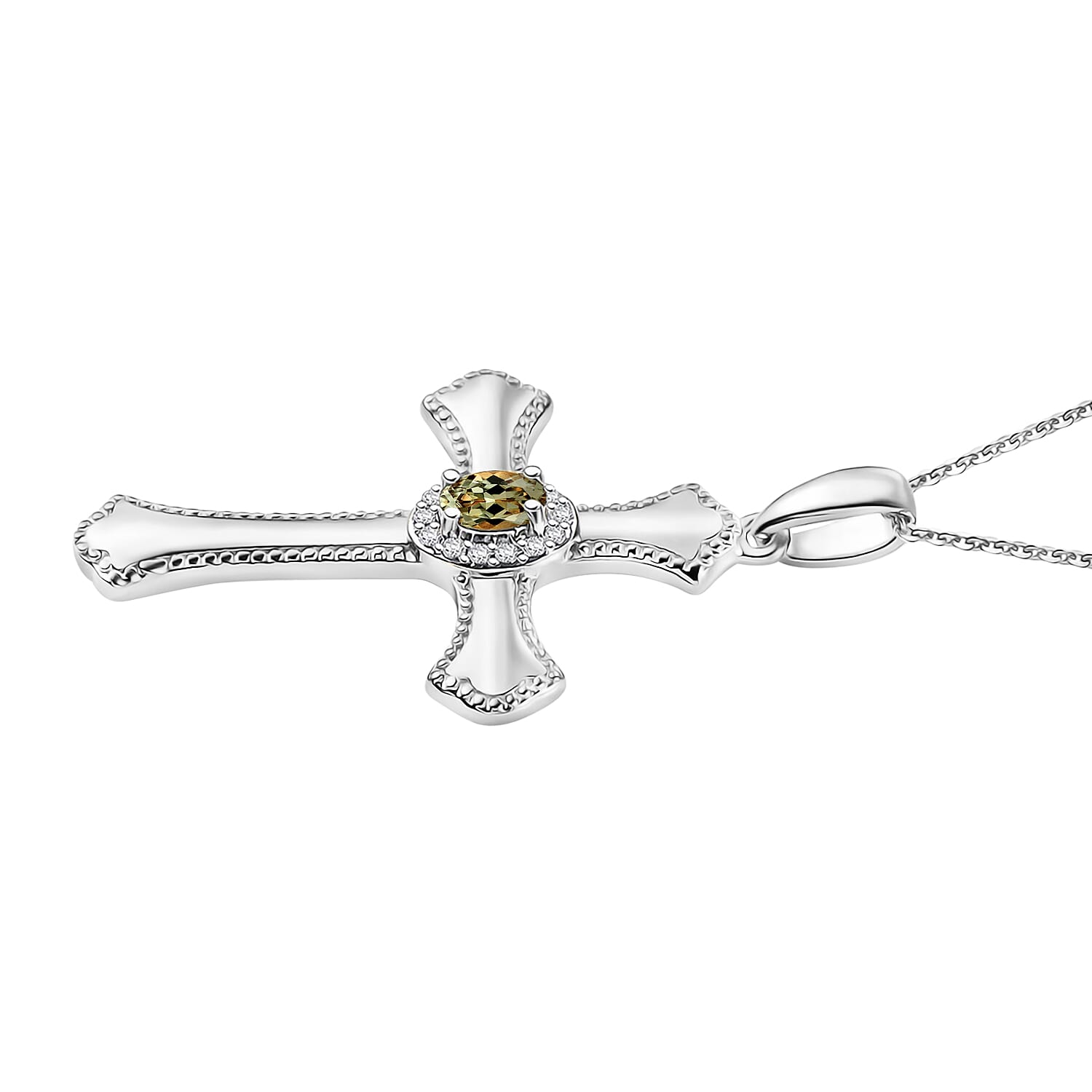 Turkizite / Rhodium Over Sterling Silver - Product card gallery slide 3 (10146130723099)