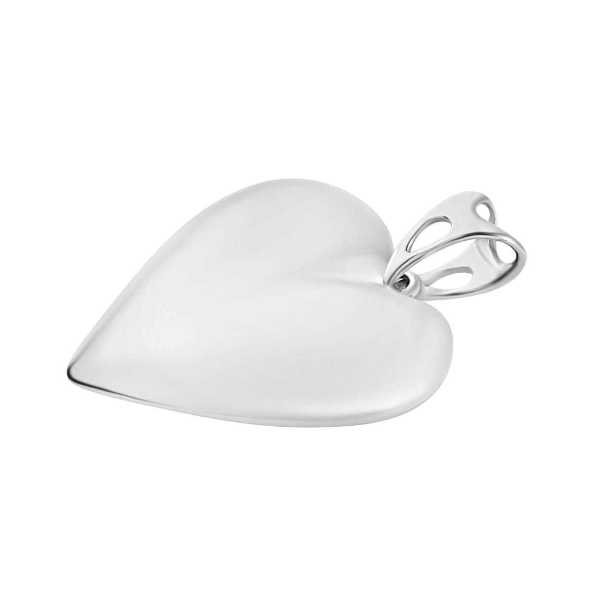Heart Pendant Necklace in 950 Platinum 2.70 Grams 20 Inches image number 2