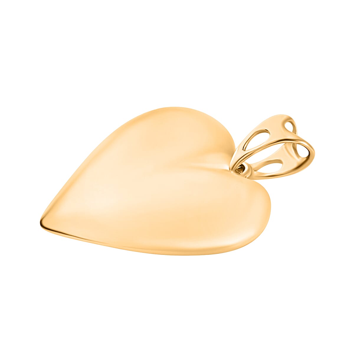 Heart Pendant Necklace in 14K Yellow Gold 2.25 Grams 20 Inches (Del. in 10-12 Days) image number 2