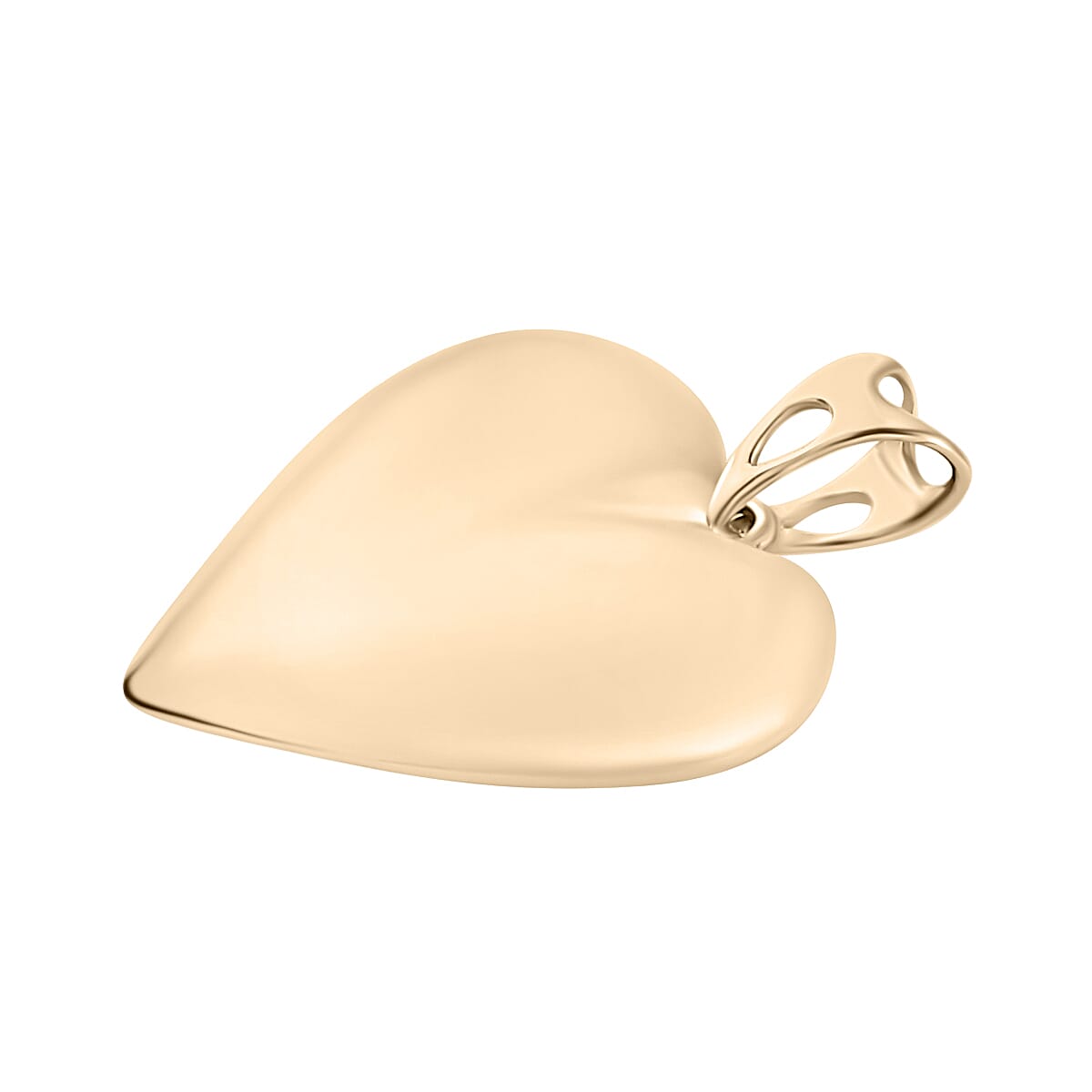 D'Joy Heart Pendant Necklace in 18K Vermeil Yellow Gold Over Sterling Silver 20 Inches 4 Grams (Del. in 10-12 Days) image number 2