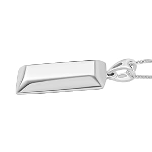Bar Pendant Necklace in 950 Platinum 3.90 Grams 20 Inches (Del. in 10-12 Days)
