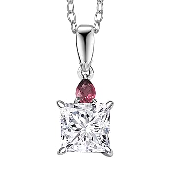 Lab Grown Diamond & Rubellite - Product card gallery slide 1 (10176674529593)